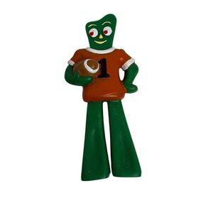 Gumby Football Action Figure Bendable Toy Prema 3"